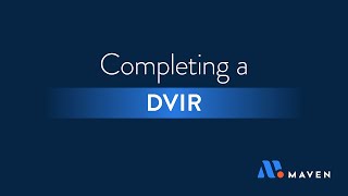 Maven Mobile App Training: Completing a DVIR screenshot 1