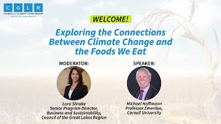 Exploring the Connections Between Climate Change and the Foods We Eat Webinar Recording