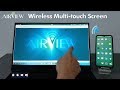 Airview  wireless multitouch screen