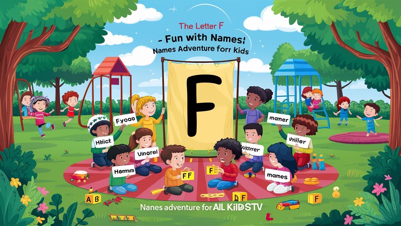 The Letter F Fun with Names! Names Adventure for Kids All Kids TV - YouTube