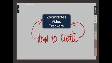 Using ZoomNotes- How To Make ZoomNotes Videos Tracker. MapImageTool