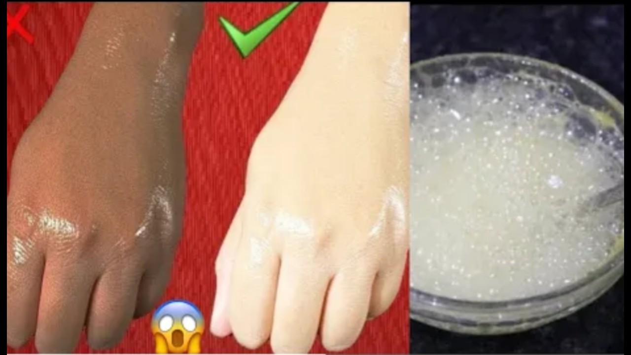 Instant Hands & Feet whitening With Lemon & Secret Powder /How to Get Soft  , Wrinkle Free Hand