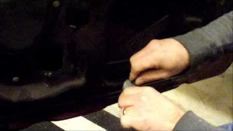 "How To" Replace Window Down Stops Camaro / Trans Am