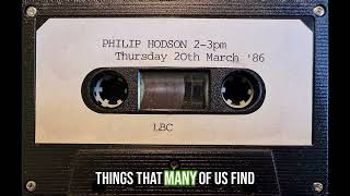 1986 March 20th LBC Radio Interview