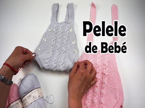 👶Como tejer un pelele de bebé