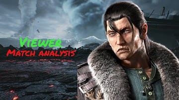 Tekken 8 Dragunov Viewer match analysis 