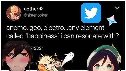 if genshin impact characters had twitter! pt. 5