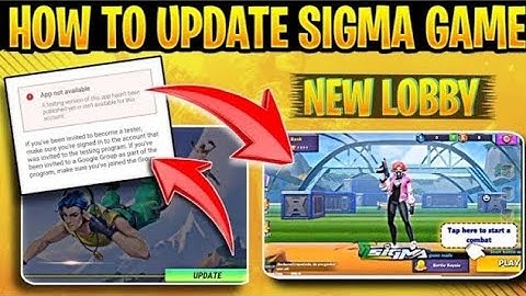 HOW TO UPDATE SIGMA GAME || SIGMA GAME UPDATE KAISE KAREN || SIGMA MAINTENANCE PROBLEM SOLVED