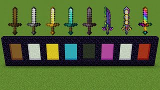 Which sword portals is better in Minecraft experiment?