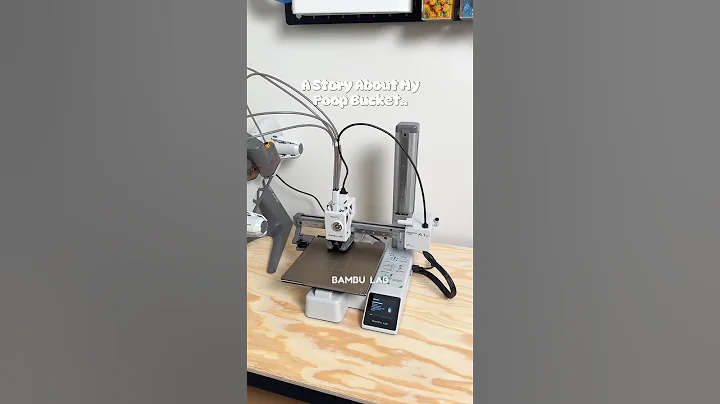 Bambu Lab A1 Mini Poop Bucket #tech #3dprint #3dprinting #bambulab #a1mini #setup