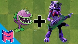 Five nights at Freddy&#39;s security breach Roxanne wolf + Chomper, Plants vs Zombies Hack Animation