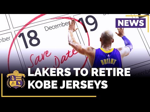 Lakers Set Date To Retire BOTH Of Kobe Bryant's Jerseys