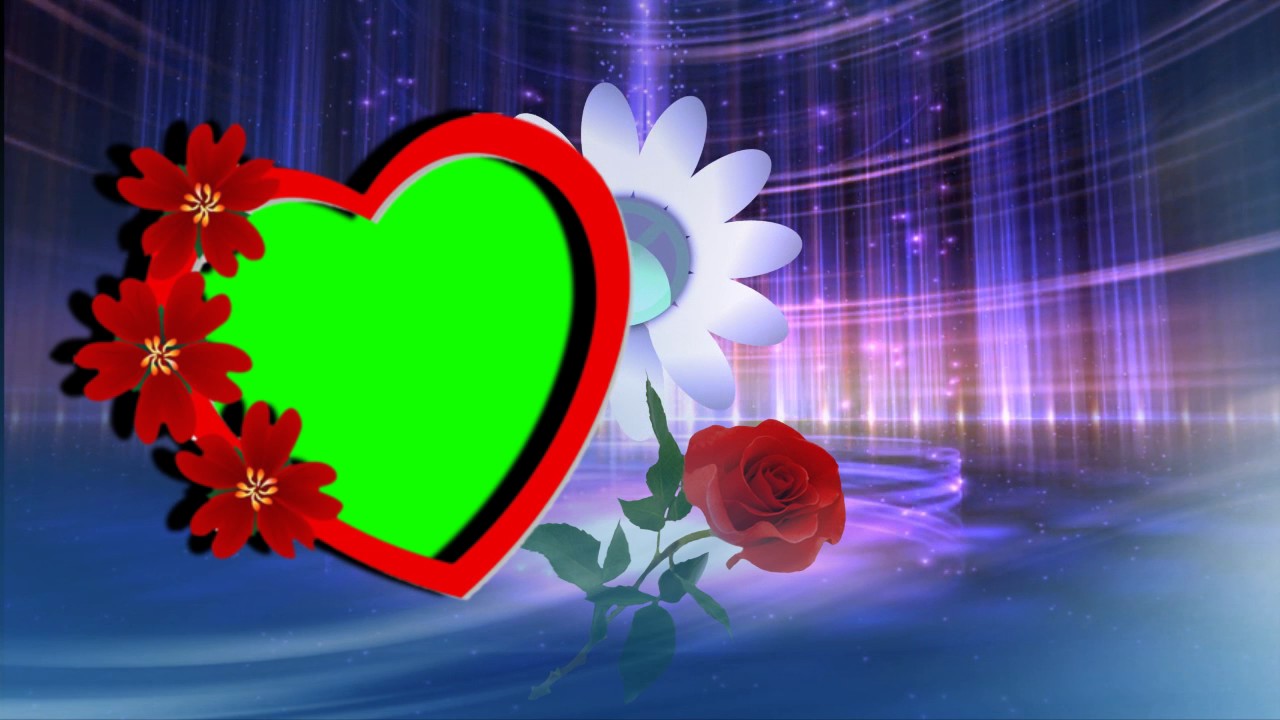 Heart Green Screen Effect,wedding green screen backgrounds ...