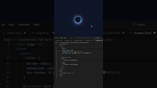 Cool Loaders with html+css🔥#codewithswag #css #javascript #shorts #shortsviral #trending #webdev