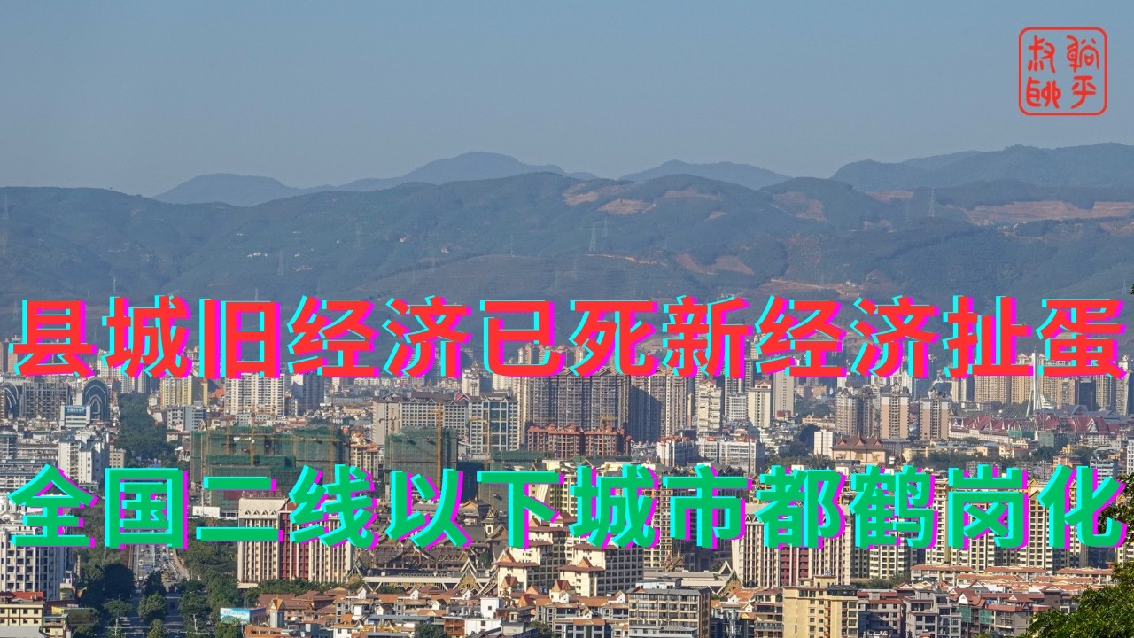 县城旧经济已死新经济扯蛋||全国二线以下城市都鹤岗化