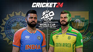 India's New Jersey! 🤩 - India vs South Africa T20 World Cup Warm-Up Match - Cricket 24 screenshot 4