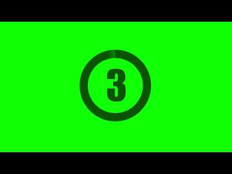 Count down green screen - green screen timer - green screen effect