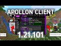 MCPE Apollon Client v4.5 | Best Hack Client 1.21.101 | MCPE Cheats, Mod, PvP Hacks
