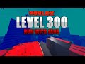 ROBLOX PARKOUR: I OFFICIALLY HIT LEVEL 300 - RUN WITH FANS!