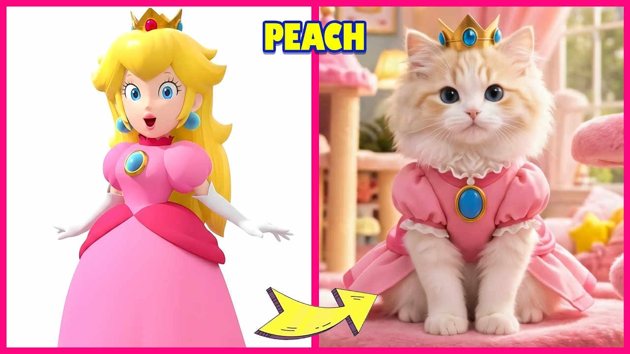 🍄 Фильм «Супер Марио Галактика» в роли милого кота 🔥 + Викторина по озвучке Марио ~ Марио, Пич, Й...