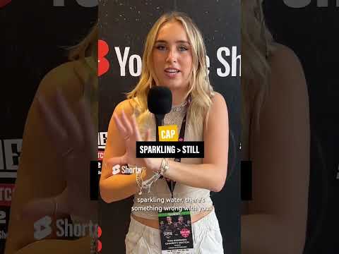 nothing about sparkling water sparkles for @kateelisaxo 🧊 #SidemenCharityMatch