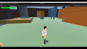 Game Dev Learning Using Vroid Character and other assets.