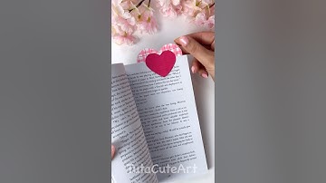 DIY cute bookmark 🔖💗