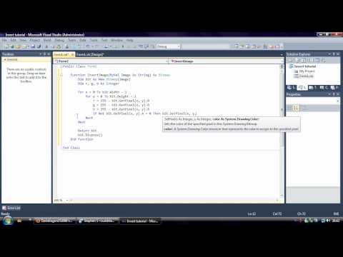Visual basic - GDI invert tutorial