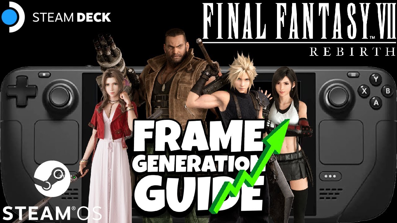 Frame Generation Mod for Final Fantasy 7 Rebirth Steam Deck SteamOS #steamdeck #ff7rebirth