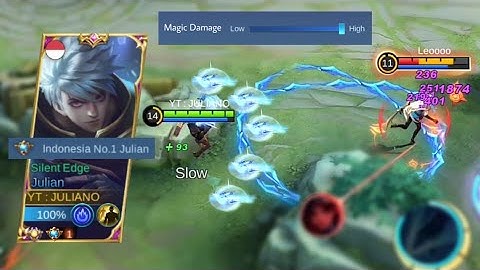 JULIAN INSANE UNKILLABLE BUILD YOU MUST TRY THIS!! BEST BUILD JULIAN 2022!! | Mobile Legends