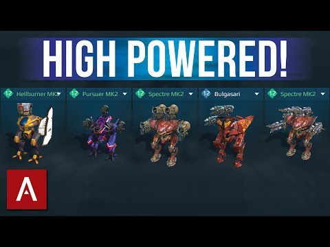 Variety POWER HANGAR Max Level | War Robots Gameplay - Variety POWER HANGAR Max Level | War Robots Gameplay