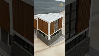 From a simple drawing to a reality, this is where design meets dimension. #buildingfacade