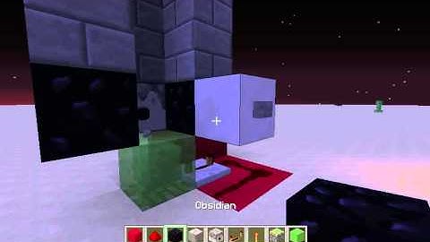 Minecraft - TNT Cannon w/ slime blocks