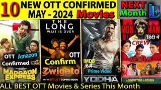 NEW OTT Release Cinema Hindi Movies MAY-2024 l Zwigato, Yodha, Crew, Monkey man Hindi ott release