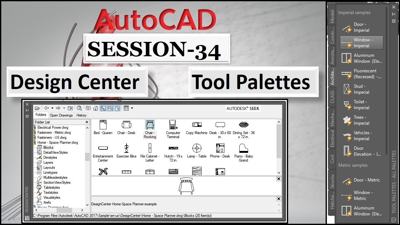 how to get tool palette in autocad