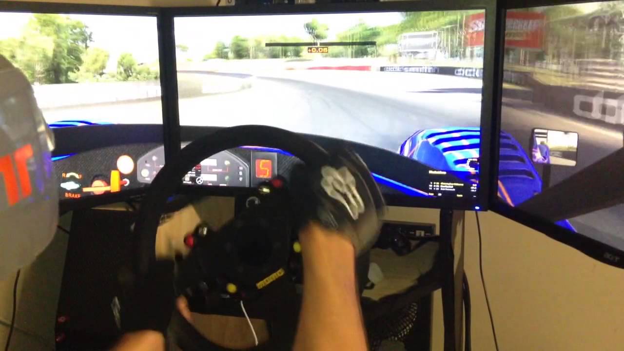 Mmos open sim wheel osw- iRacing, Radical SR8 Bathurst - YouTube
