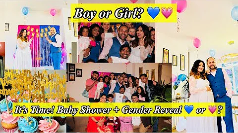 The Countdown Ends… Baby Shower + Gender Reveal Surprise 💙💗| pregnancy vlog| Netherlands | BoyorGirl