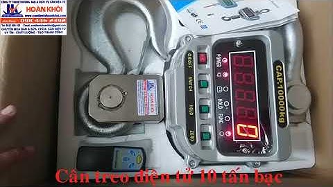 Cân Treo Điện Tử 10 Tấn ⭐️ Cân Treo 10 Tấn OCS XZ Bạc