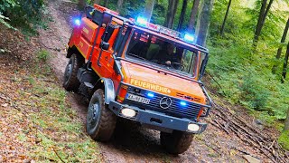 UNIMOG U1700 Waldbrand-TLF4000 Vorstellung + Ausfahrt FFW Malsch