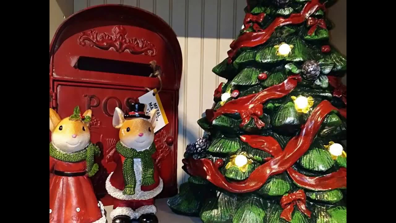 Christmas decor preview at Cracker Barrel 2018 - YouTube
