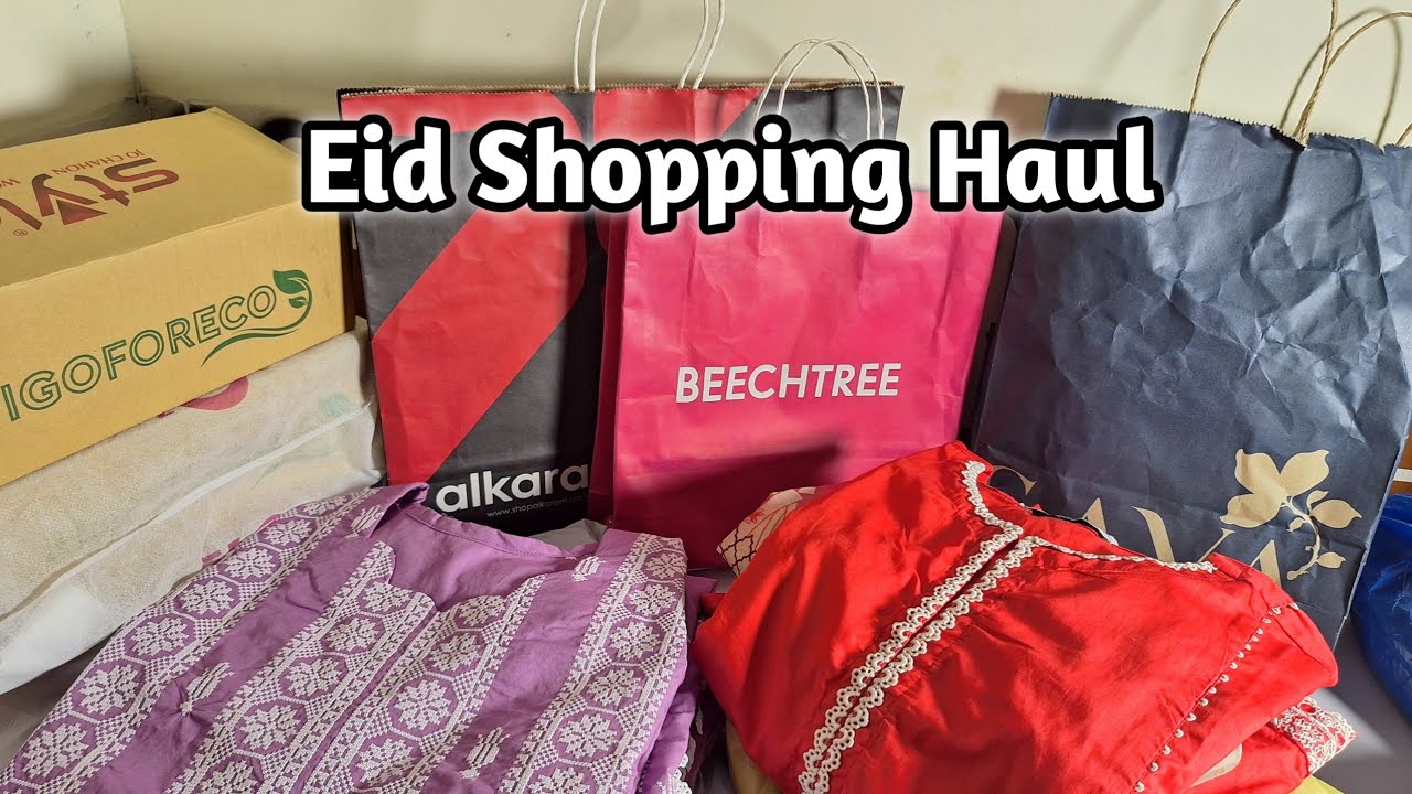 Eid Shopping Haul 🛍 || Summer Shopping Haul ✨️