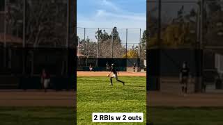 2 RBIs with 2 outs vs Osos #batting #nodaysoff #prospect #2027 #tustinscorpions