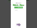 SlideIn Menu | Html , CSS , JavaScript | Navbar (fully Responsive)