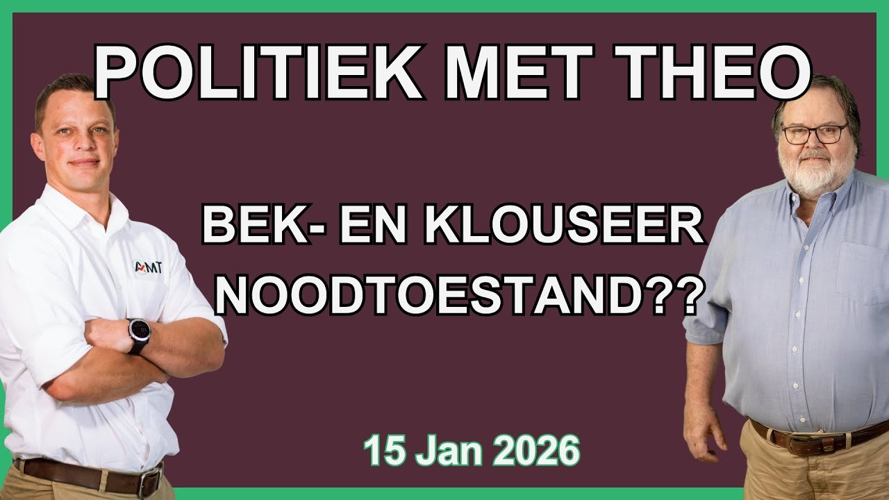 Bek- en Klouseer Noodtoestand? | Wêreldrisiko’s, Trump se Strategie & Iran | Politiek met Theo