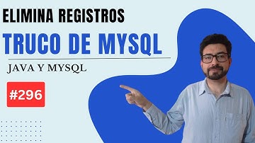 296. 🗑️ ELIMINAR REGISTROS MYSQL CON JAVA 🛒 Carrito electrónico JAVA Y MYSQL #27