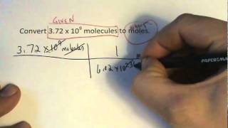 Molecules to Moles