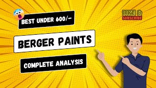 Berger Paints Analysis | Buying Opportunity | Berger Paint Technical & Fundamental Analysis