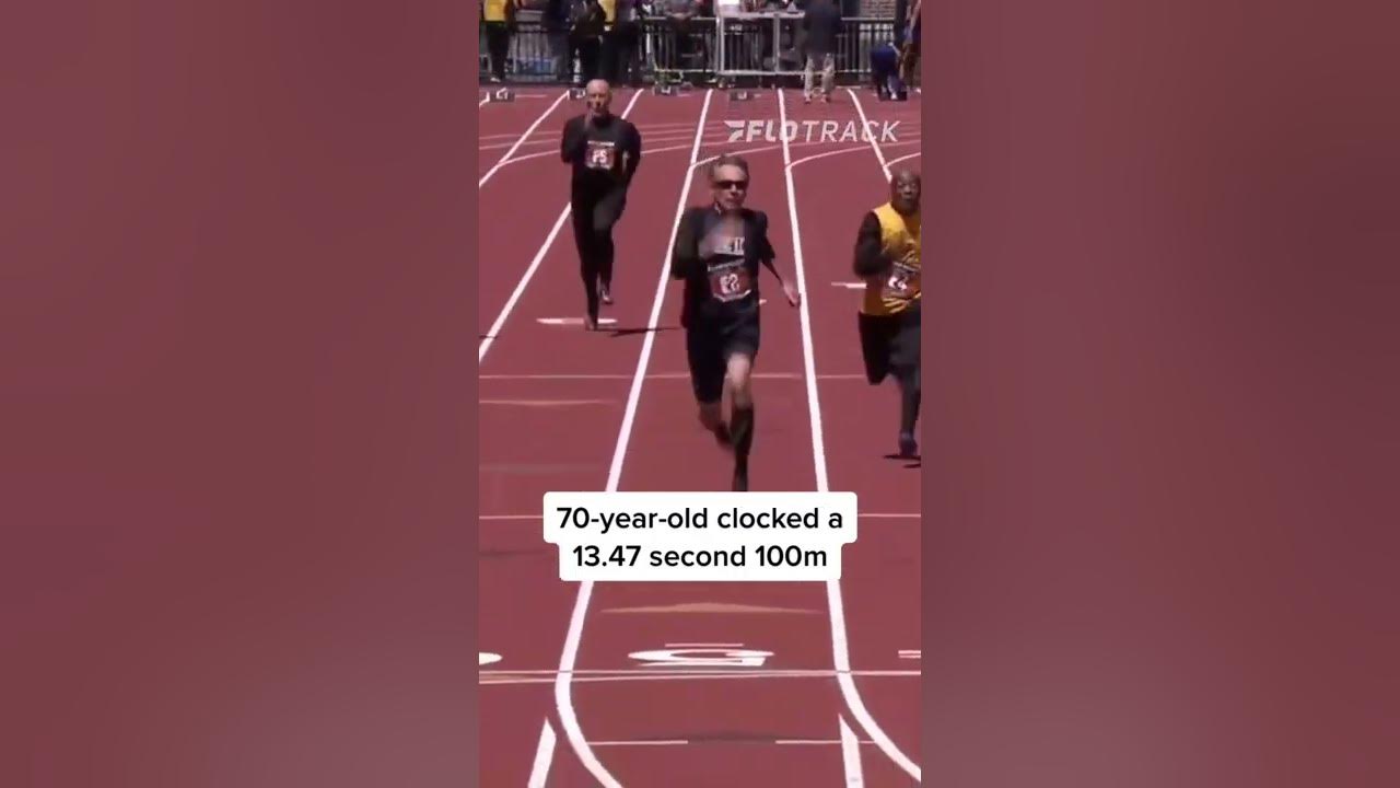 Watch Inspirational 70-Year-Old Man Run 100-Meter race in Just 13.47 Seconds