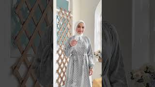 Mahsula Dress perfect for your feminine looks🌸✨🤍 #nobby #hijab #ootd #dress
