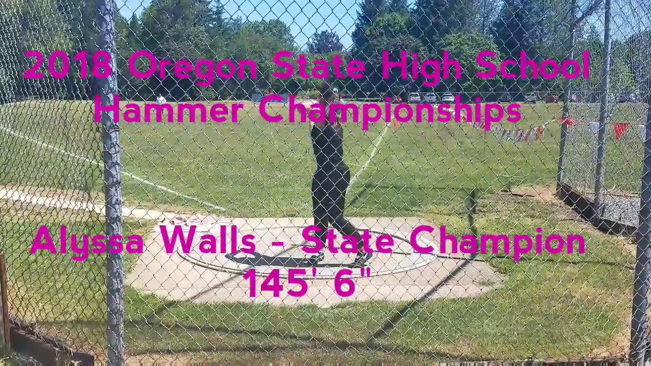 2018 Oregon State High School Hammer Championships YouTube